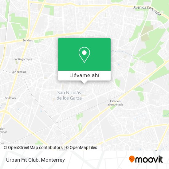 Cómo llegar a Urban Fit Club en Monterrey en Autobús?