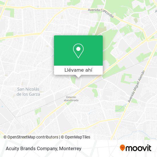 Mapa de Acuity Brands Company