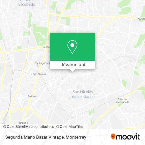 Cómo llegar a Segunda Mano Bazar Vintage en Monterrey en Autobús o  Metrorrey?
