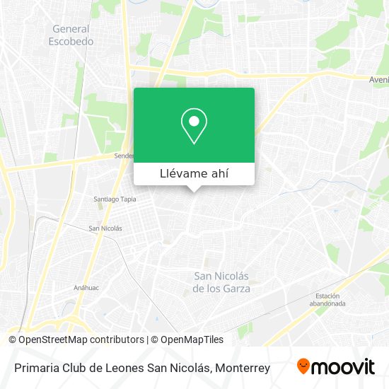 Cómo llegar a Primaria Club de Leones San Nicolás en Monterrey en Autobús o  Metrorrey?