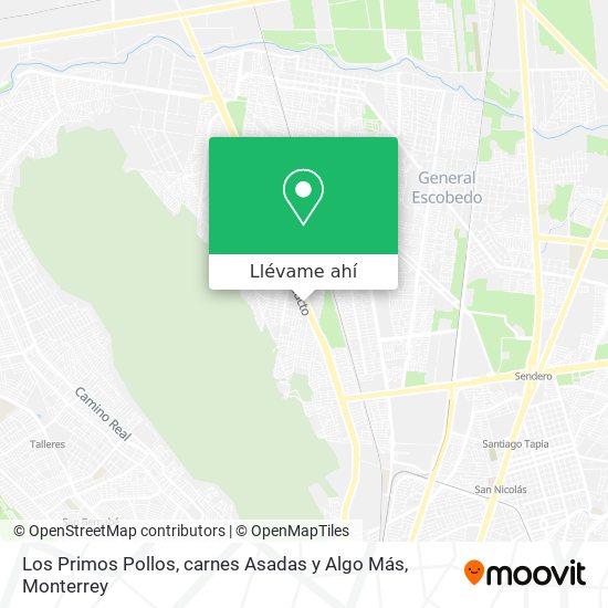 Cómo llegar a Los Primos Pollos, carnes Asadas y Algo Más en Monterrey en  Autobús?