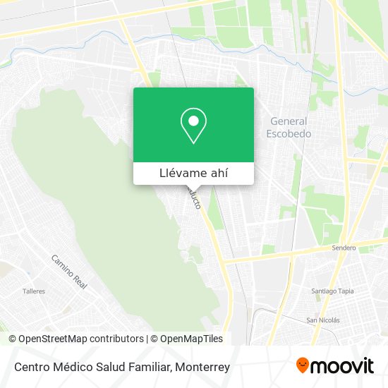 Mapa de Centro Médico Salud Familiar