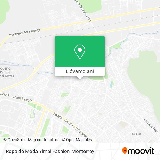 Cómo llegar Ropa de Moda Yimai en Monterrey en Autobús?