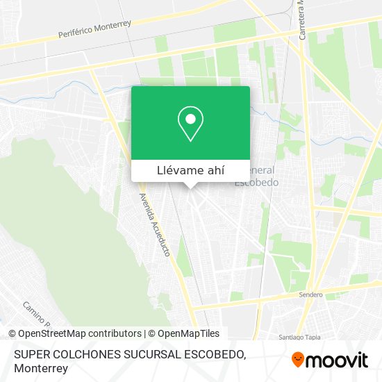 Mapa de SUPER COLCHONES SUCURSAL ESCOBEDO