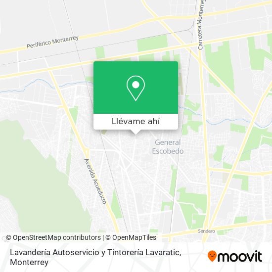 Mapa de Lavandería Autoservicio y Tintorería Lavaratic