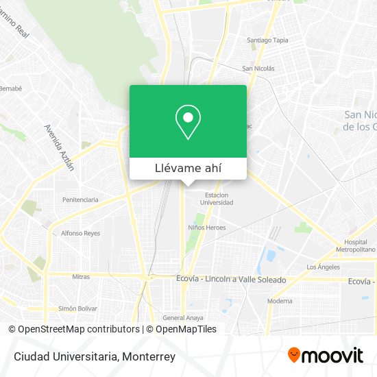 Mapa de Ciudad Universitaria