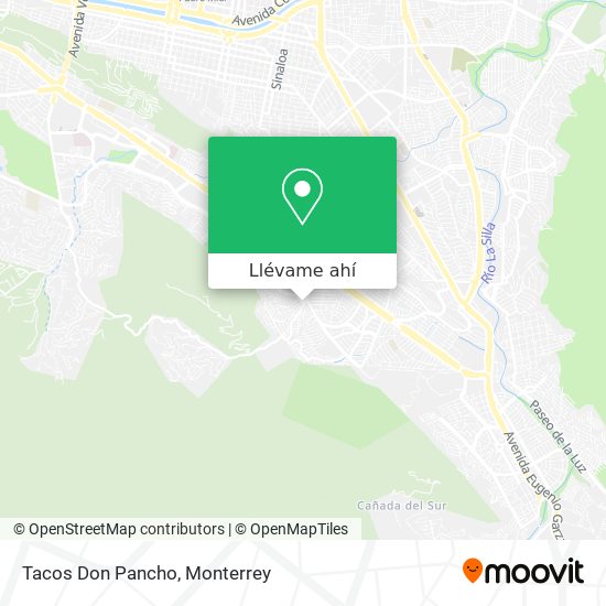 Mapa de Tacos Don Pancho