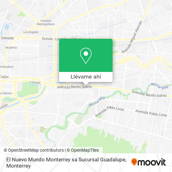 Cómo llegar a El Nuevo Mundo Monterrey sa Sucursal Guadalupe en Autobús o  Metrorrey?