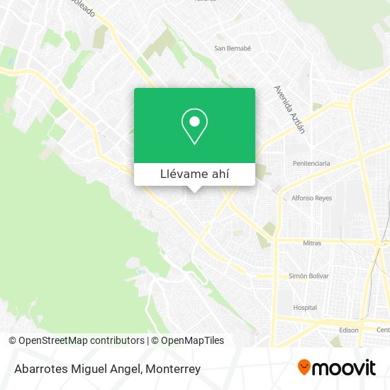 Mapa de Abarrotes Miguel Angel