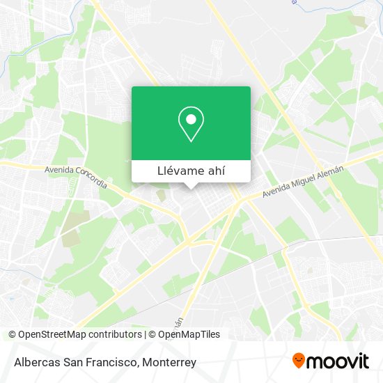 Cómo llegar a Albercas San Francisco en San Nicolás De Los Garza en Autobús?