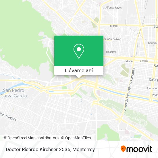 Mapa de Doctor Ricardo Kirchner 2536