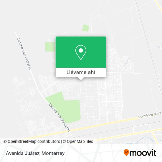 Mapa de Avenida Juárez