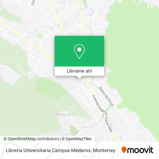 Mapa de Libreria Universitaria Campus Mederos