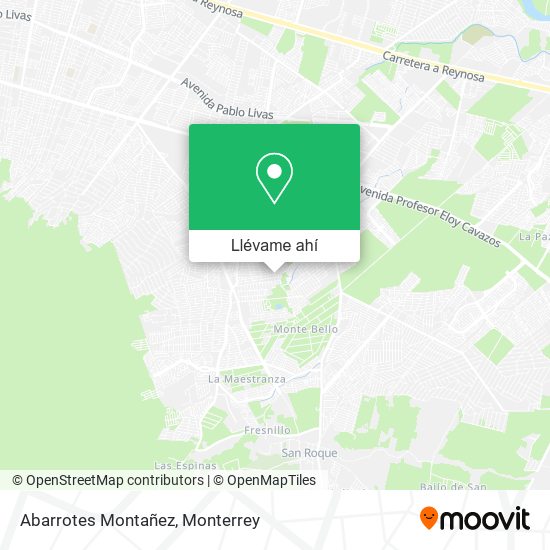 Mapa de Abarrotes Montañez