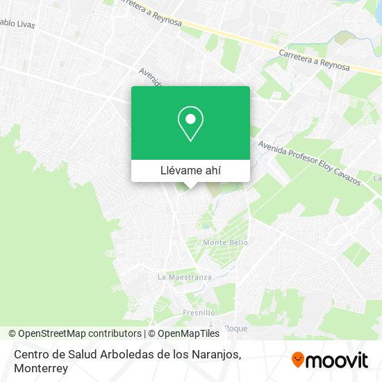 Mapa de Centro de Salud Arboledas de los Naranjos