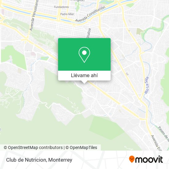 Mapa de Club de Nutricion