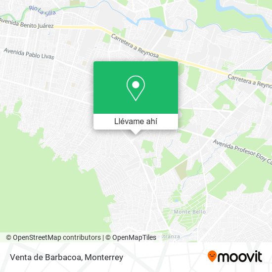 Mapa de Venta de Barbacoa