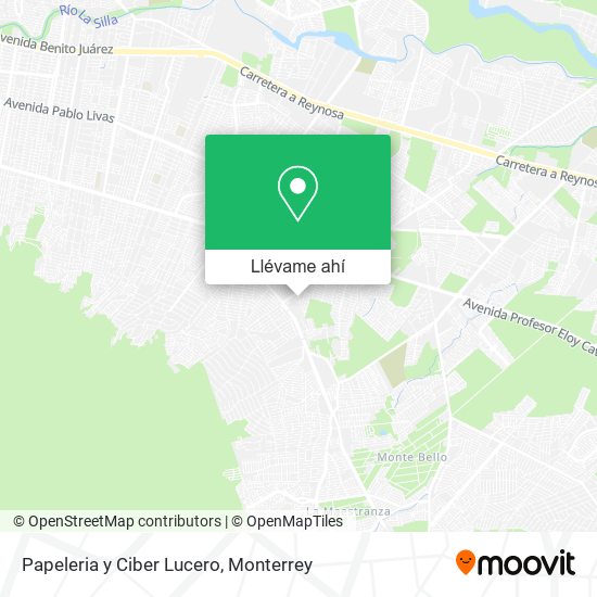 Mapa de Papeleria y Ciber Lucero