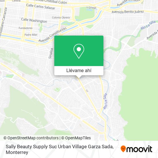 Mapa de Sally Beauty Supply Suc Urban Village Garza Sada