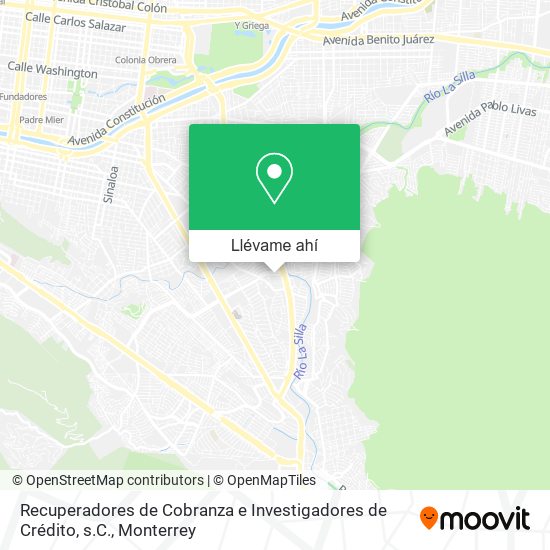 Mapa de Recuperadores de Cobranza e Investigadores de Crédito, s.C.