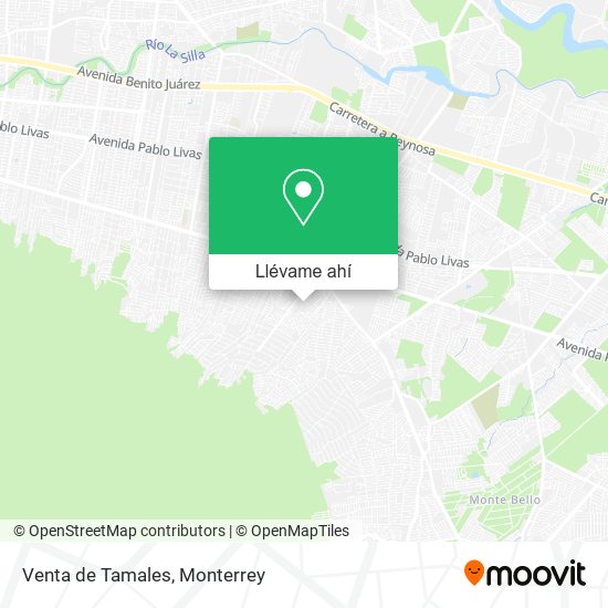 Mapa de Venta de Tamales