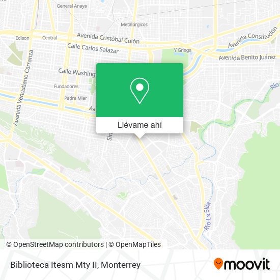 Mapa de Biblioteca Itesm Mty II