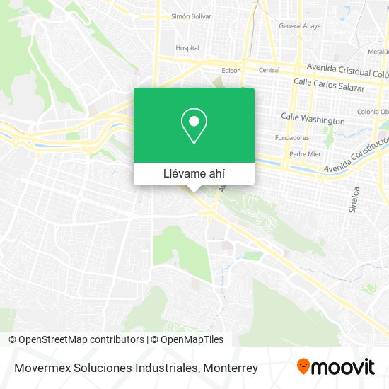 Mapa de Movermex Soluciones Industriales
