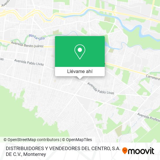 Mapa de DISTRIBUIDORES Y VENDEDORES DEL CENTRO, S.A. DE C.V.