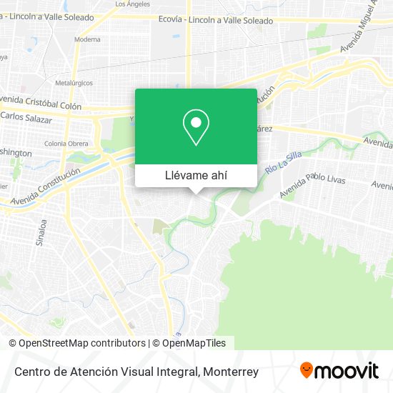 Mapa de Centro de Atención Visual Integral