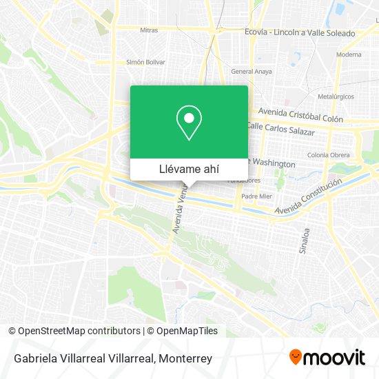 Mapa de Gabriela Villarreal Villarreal