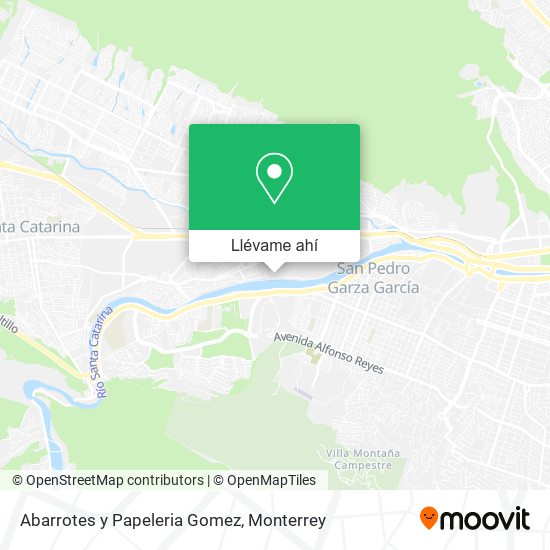 Mapa de Abarrotes y Papeleria Gomez