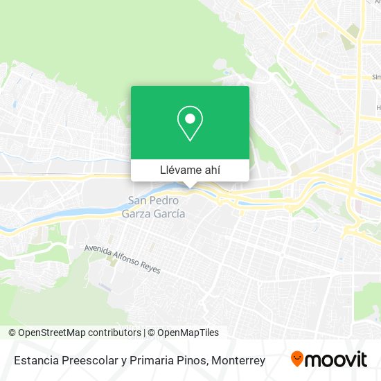 Mapa de Estancia Preescolar y Primaria Pinos