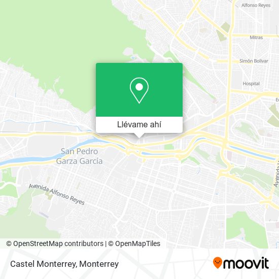 Mapa de Castel Monterrey