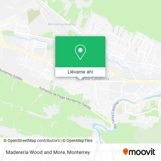Mapa de Madereria Wood and More