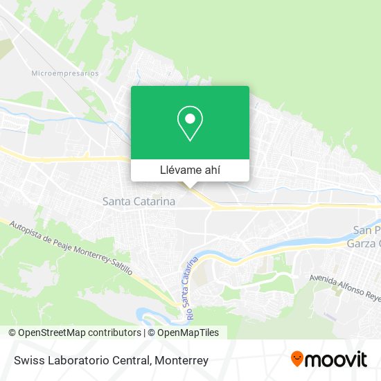 Mapa de Swiss Laboratorio Central