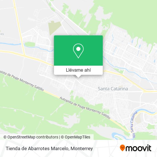 Mapa de Tienda de Abarrotes Marcelo
