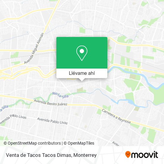 Mapa de Venta de Tacos Tacos Dimas