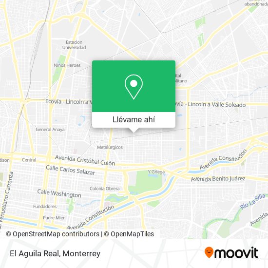 Cómo llegar a El Aguila Real en Monterrey en Autobús o Metrorrey?
