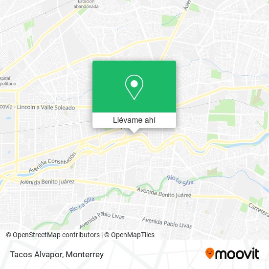 Mapa de Tacos Alvapor