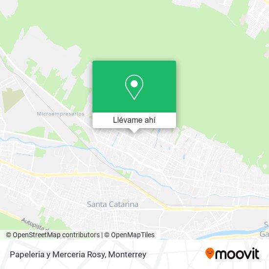 Mapa de Papeleria y Merceria Rosy