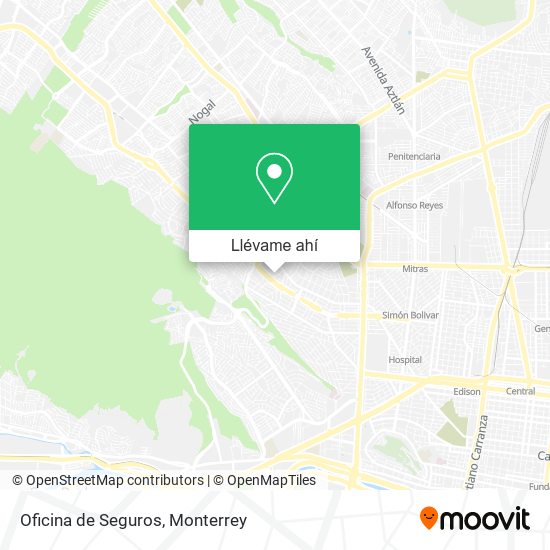 Mapa de Oficina de Seguros