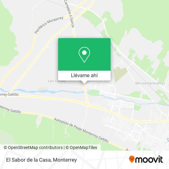 Mapa de El Sabor de la Casa