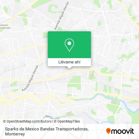 Mapa de Sparks de Mexico Bandas Transportadoras