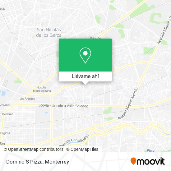 Mapa de Domino S Pizza