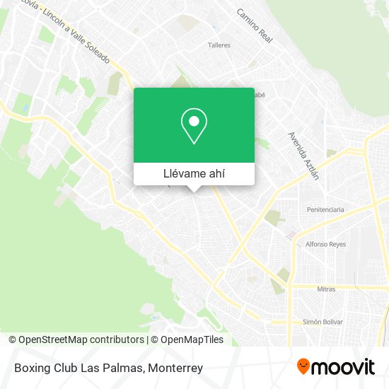 Mapa de Boxing Club Las Palmas