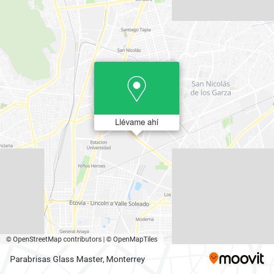 Mapa de Parabrisas Glass Master