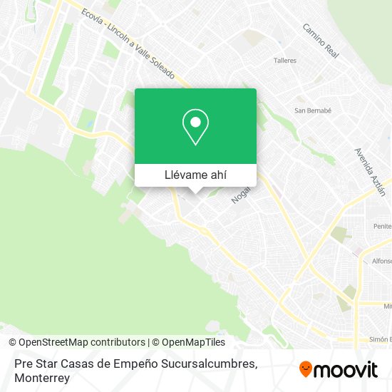 Cómo llegar a Pre Star Casas de Empeño Sucursalcumbres en Monterrey en  Autobús?