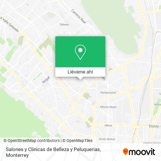 Cómo llegar a Salones y Clinicas de Belleza y Peluquerias en Monterrey en  Autobús o Metrorrey?