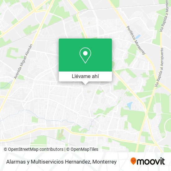 Mapa de Alarmas y Multiservicios Hernandez