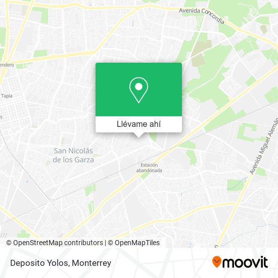 Mapa de Deposito Yolos